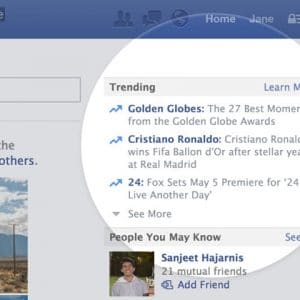 Facebook removes the trending section