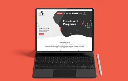 Rize Enrichment Programs -Website