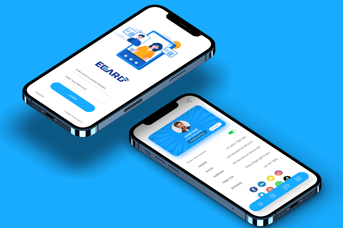 Electronic Business Card-Mobile App 2