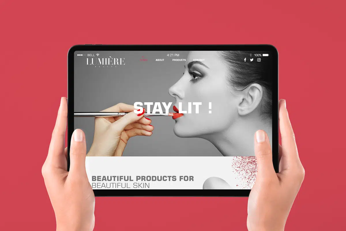 Lumiere Beauty -Website 2
