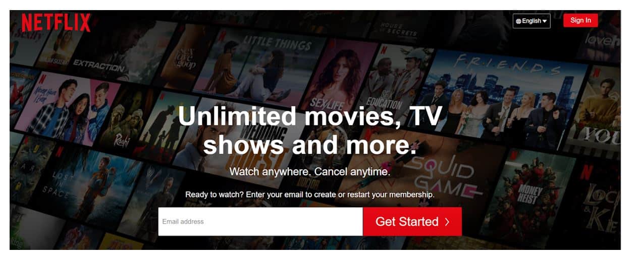 Branding success story of Netflix company